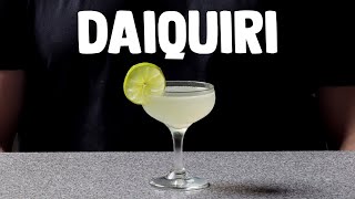 Classic Daiquiri Cocktail Recipe [upl. by Einaffit]