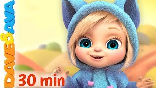 🍉 Baby Videos  Cartoon  Nursery Rhymes by Dave and Ava 🍉 [upl. by Schumer122]