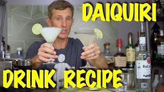 Daiquiri Drink Recipe Cocktail [upl. by Aneram]