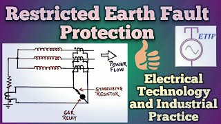 Restricted Earth Fault ProtectionREF relay working principle [upl. by Charlena455]