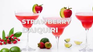 Strawberry Daiquiri Cocktail Recipe [upl. by Cl267]