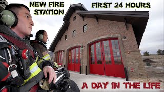 First 24 Hours in a New Fire Station  A Day in the Life [upl. by Kolva772]