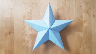 How to Make Origami Star 3D [upl. by Iadam331]