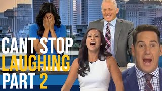 News Reporters Cant Stop Laughing Bloopers Part 2 [upl. by Aillimac]