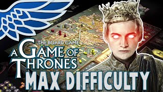 Lannister Max Difficulty  Game of Thrones Digital Board Game [upl. by Serrell235]