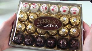 Ferrero Chocolate Collection UNBOXING Rocher  Rafaello  Rondnoir [upl. by Ty]