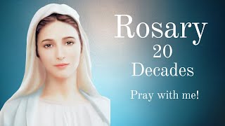 Rosary Prayers  20 Decade Rosary  All Mysteries [upl. by Phalan]