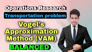 Vogels Approximation Method  Balanced  Operations Research  Transportation Problem  Telugu LNT [upl. by Kennie]