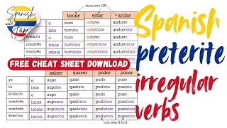 Unlock Spanish irregular preterite verbs with these simple hacks [upl. by Sello]