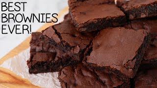 The Best Brownie Recipe EVER vegan [upl. by Yasdnyl775]