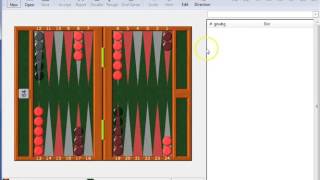 GNU Backgammon Part 1  Install Play Backgammon Notation [upl. by Anitsirhk828]