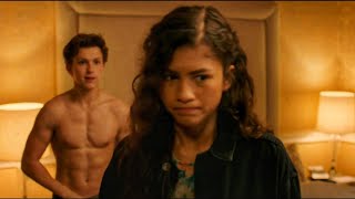 Tom Holland take off his shirt scene  spiderman far from zendaya tomholland [upl. by Novanod]