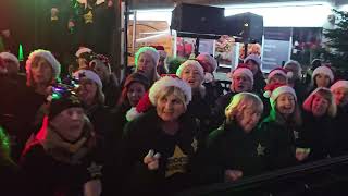 WHAT CHRISTMAS MEANS TO ME Rock Choir at Birkdale Lights Switch On 1st December 2024 [upl. by Dalenna]