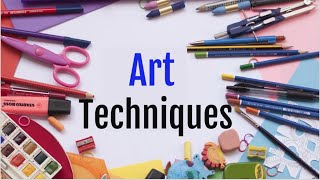 5 Cool Art Techniques [upl. by Kenta]