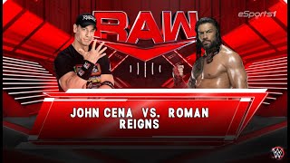 WWE2K23  John Cena vs Roman Reigns  FULL MATCH  Ersteindruck  WWE2K23 [upl. by Irene]