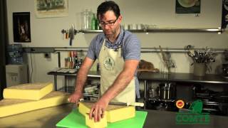 Comte Cheesemonger Series How to Cut Comté [upl. by Ynogoham]