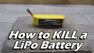 How To Fully Discharge and Kill a LiPo Battery [upl. by Zaraf140]