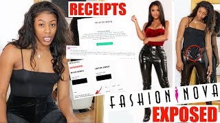 FASHION NOVA EXPOSED🐸☕️  Size Chart is a Lie  They Deleted My Reviews RECEIPTS INCLUDED [upl. by Annairam]