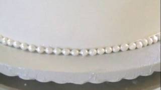 How to Make Fondant Pearls or Beads for Cakes [upl. by Neelrahs]