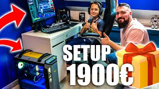 JOFFRE un SETUP GAMING à un ABONNE [upl. by Lleder849]