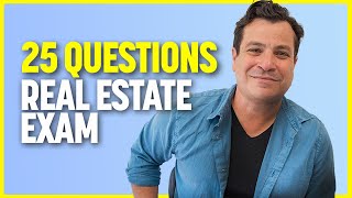 25 Questions You Will See on the Real Estate Exam 2024 [upl. by Geof]