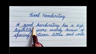 How to improve Handwriting  Good handwriting  Handwriting Practice [upl. by Relyt106]