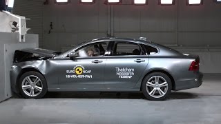 2017 Volvo S90  Crash Test [upl. by Lednahc]