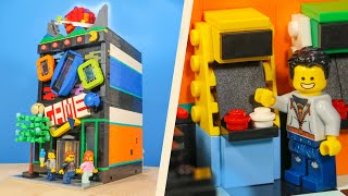 LEGO Old School ARCADE MOC Modular [upl. by Atikat]