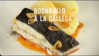 Receta de rodaballo a la gallega [upl. by Ahsinra692]