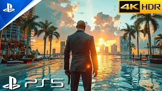 MIAMI PS5 Immersive ULTRA Realistic Graphics Gameplay 4K60FPS Hitman 2 [upl. by Akirat]