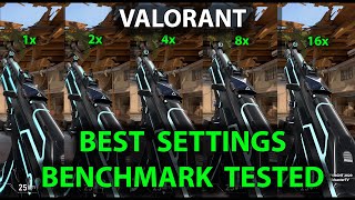 VALORANT BEST SETTINGS Benchmark [upl. by Hesta]