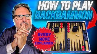 Every Move Fully Explained  How To Play Backgammon [upl. by Summer87]