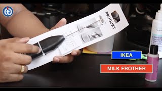 IKEA MILK FROTHER Review amp Battery Installation [upl. by Anirhtak]