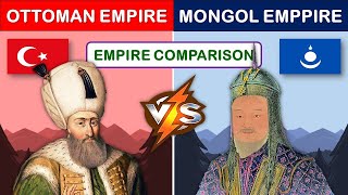 Ottoman Empire vs Mongol Empire  Empire Comparison [upl. by Anayia355]