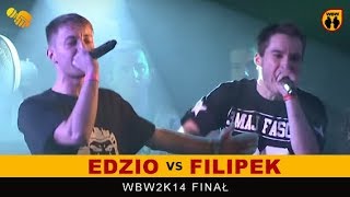 Edzio 🆚 Filipek 🎤 WBW 2014 Finał freestyle rap battle Półfinał [upl. by Debora]