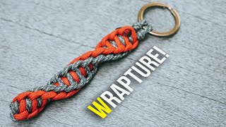 🧬Double DNA WRAPTURE Paracord Keychain  TUTORIAL [upl. by Anolahs]