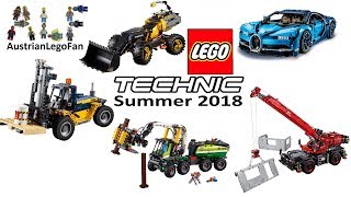 Lego Technic Summer 2018 Compilation of all Sets [upl. by Innob740]