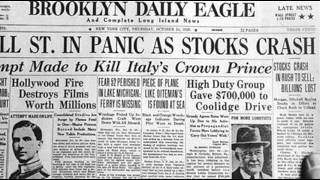 24th October 1929 Wall Street Crash begins on Black Thursday [upl. by Colp]