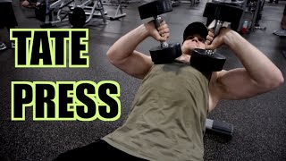 How To Tate Press  Tutorial  Tricep Exercise [upl. by Joseph]