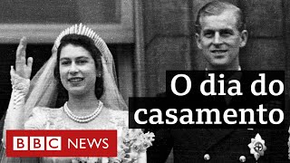 Como foi o casamento real de Elizabeth e Philip em 1947 [upl. by Amatruda]