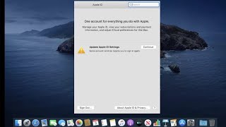 Mac keeps Saying Update Apple ID Settings and Verification Failed in macOS Catalina  Fixed [upl. by Erastatus708]