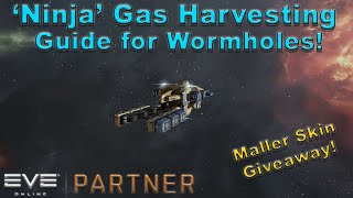 Eve Online  Ninja Gas Harvesting Wormhole Guide 2021 for AlphaOmega Maller Scope Skin Giveaway [upl. by Anez593]