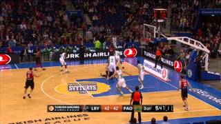 Highlights Lietuvos Rytas VilniusPanathinaikos Athens [upl. by Dyraj]