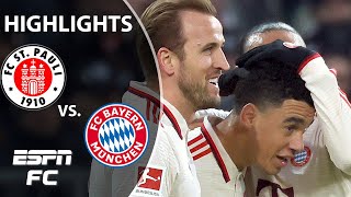 🚨 MUSIALA WINNER 🚨 St Pauli vs Bayern Munich  Bundesliga Highlights  ESPN FC [upl. by Ramsa103]