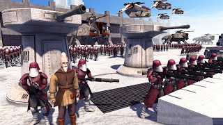 Clone Marines Defend CITY WALLS From Invasion  Men of War Star Wars Mod [upl. by Reneta]