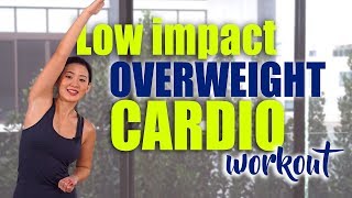 Low Impact OVERWEIGHT Cardio Workout 100kgs above  Joanna Soh [upl. by Assilev218]