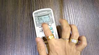 How to use MITSUBISHI AC Remote Control [upl. by Lanna]