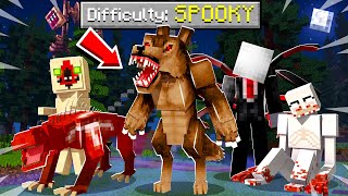 I added SPOOKY MODE Difficulty to MINECRAFT [upl. by Enylecoj]