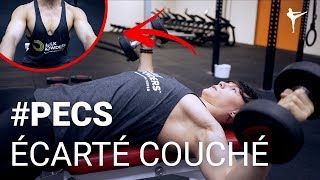 ÉCARTÉ COUCHÉ  PECS  COMMENT FAIRE  💪🏽 [upl. by Aviv]