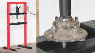 How To Make A Hydraulic Press Machine  Homemade 5 Ton Hydraulic Press  DIY [upl. by Rma]